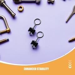 9 Pcs Metal Ground Anchors Screw in Heavy Duty Trampoline Stakes