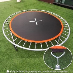 80″ Trampoline Replacement Mat, Fits 8FT Round Frame, 48 V-Rings, UV-Resistant