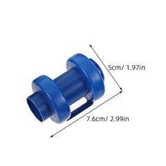 6Pcs Reusable Plastic Trampoline Rod Covers Protective Pole Caps Blue