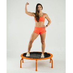 JumpSport 350 PRO Fitness Trampoline, Cardio Workout Equipment, 39 Inch, Orange