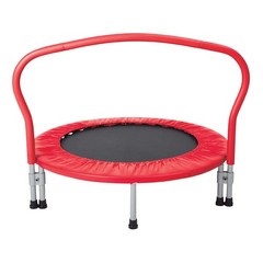3 Foot Folding Trampoline 36 Inch Diameter Ages 3 & Up W/ Safety Pad & Handle