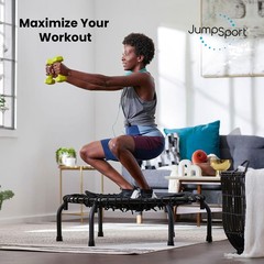 JumpSport 250 In Home Cardio Fitness Rebounder Mini Trampoline (Open Box)