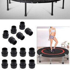 8 Pack Mini Rebounder Leg Floor Protectors 1″ Round Rubber Folding Trampoline…