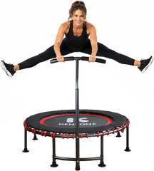 K KENSONE 40/48″ Low-Impact Rebounder Trampoline for Adults with Bungee, 450/550