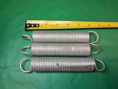 Vintage 7″ Heavy Duty Extension Springs Galvanized Steel Trampoline Lot of 3