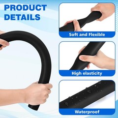 6 Pcs 35 Inch Trampoline Pole Foam Sleeves Waterproof Protective Spring Cover