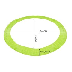 Trampoline Replacement Safety Pad 8ft Diameter PVC Trampoline Edge Cover Pad