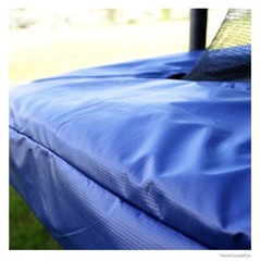 Trampoline Spring Pad 15 x 9 FT Rectangle Foam Cover UV Resistant Blue
