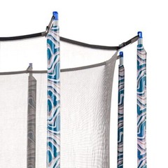 Set of 6 Sleeves, Trampoline Replacement Pole Foam Cover Protectors, Maui Marble