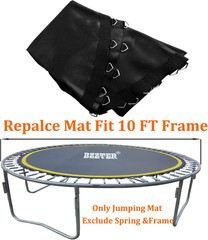 10Ft Trampoline Replacement Mat with 8 Rows of Stitching, Tool & Gloves Included