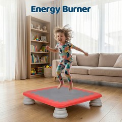 25.5″ Compact Kids Trampoline, Heavy Duty Honeycomb Design, 200lbs Max Load
