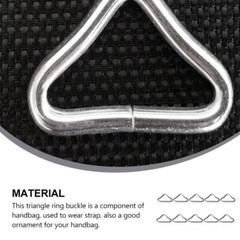 30 Pcs Trampoline Straps Iron Triangle 1.5 Inch Metal