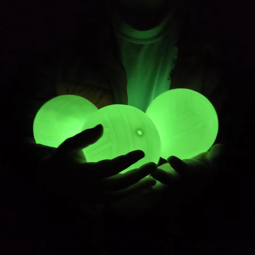 Glow In The Dark Spike Replacement Balls Roundnet Lawn Beach Pool Yard Game