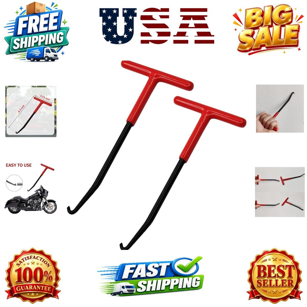 Motorcycle Exhaust Spring Hook, T Shaped Handle Exhaust Pipe Spring Puller In…