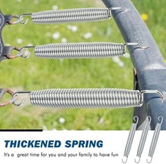 80-Pack Trampoline Springs – Stainless Steel Replacement Set