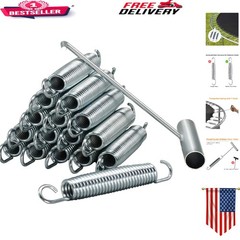 High Tensile 16 Pcs Trampoline Springs Replacement (5.5-7Inch) – Rust Resistant