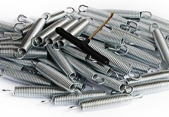 72 Pieces Trampoline Springs Replacement with T-Hook Heavy Duty Stainless Steel