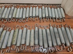 67 Of 5.5″ Inch 5 1/2″ Trampoline Springs Heavy Duty Galvanized Steel