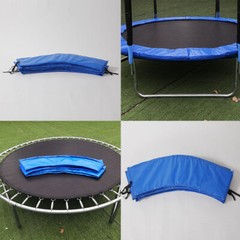 US 14′ Round Trampoline Safety Pad Replacement Frame Spring Blue Cover Universal
