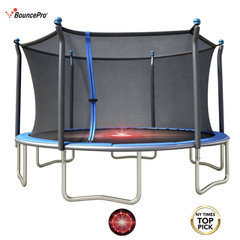 Sportspower BouncePro 14ft Trampoline Meets ASTM Safety Standards, Heavy-Duty Ru
