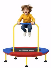 BLUERISE 3FT Toddler Trampoline Red Blue