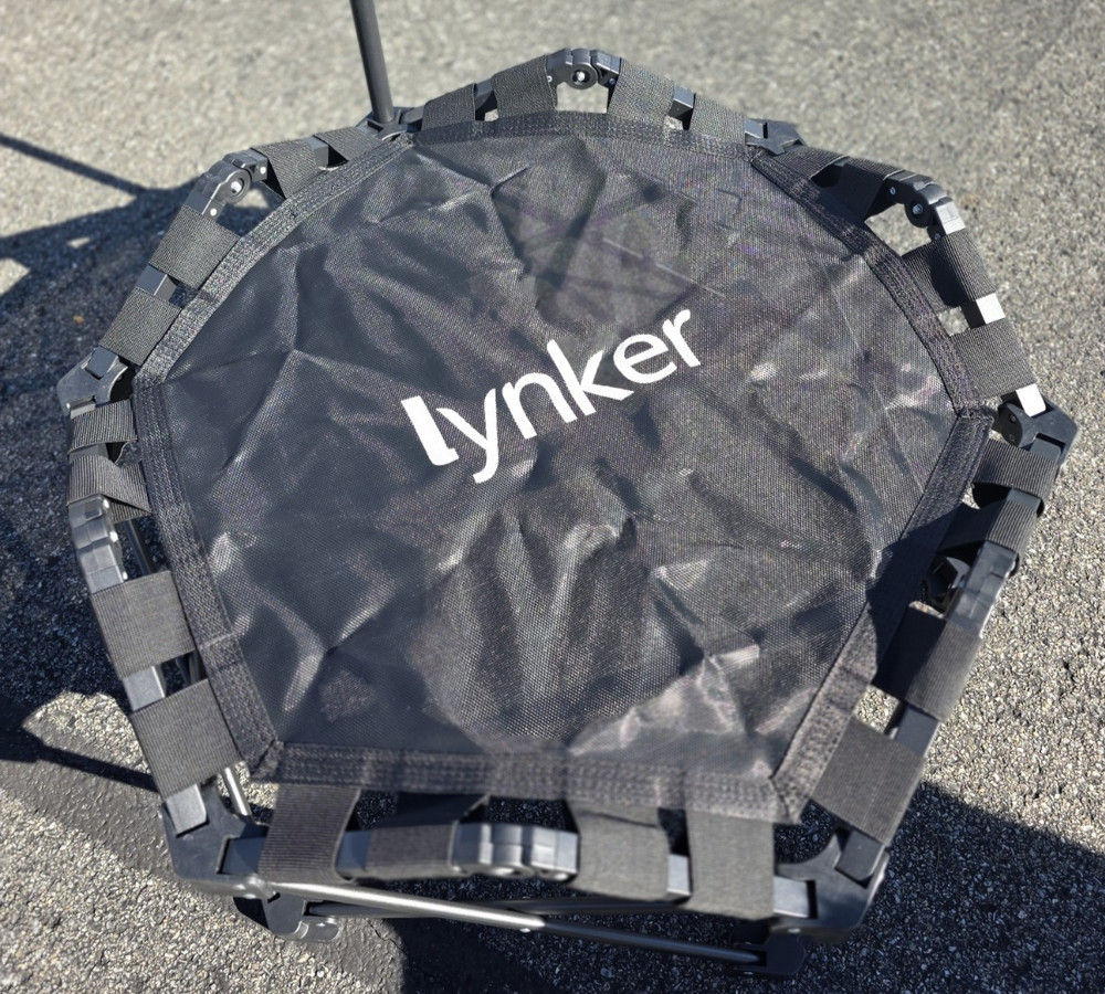 Mini Portable/Foldable Trampoline w/Handle, Adults, Black, 330 lbs., Limit, NIB
