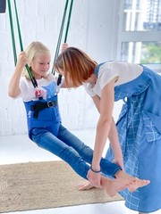 Jumper for adults. Inclusive Movement jumper straps for kids and adults with CP