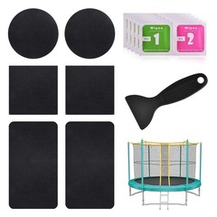 Trampoline Repair Kit – Self-Adhesive Patch for Tears, Includes Scraper & Towel