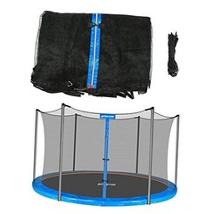 Trampoline Replacement Safety Enclosure Net for 6 Straight Poles 14FT Frame