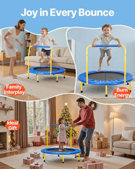 Mini Foldable Trampoline for Kids, 3FT/36 inches – Baby Trampoline for Toddlers
