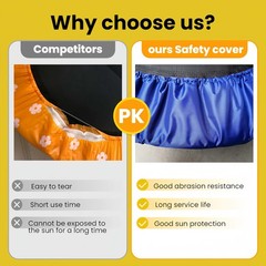 Trampoline Covers 3648 Inch, TearResistant Oxford Cloth, Easy Install
