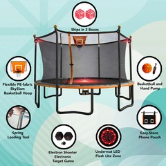 Sportspower BouncePro 15ft Multiplay Trampoline Meets ASTM Safety Standards, Hea