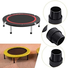 8 Pack Mini Rebounder Leg Floor Protectors 1″ Round Rubber Folding Trampoline…
