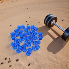 25Pcs Reusable Blue Plastic Trampoline Pole Caps for Enclosure Replacement