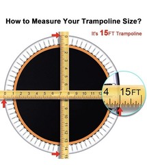 Jumptastic Replacement Trampoline Jumping Mat 15 Foot Trampoline