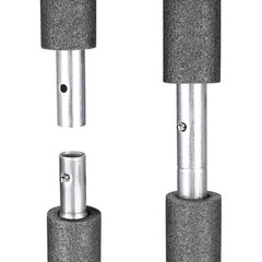 Universal Trampoline Replacement Enclosure Poles Fit 8 Straight Poles Trampoline