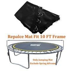 Trampoline Fit 10FT Round Frame 60V-rings/102.8″Diam/Fits 5.3″-5.7″Springs