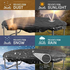Machrus Trampoline Weather Cover – 7.5FT 8FT 10FT 11FT 12FT 13FT 14FT 15FT 16FT