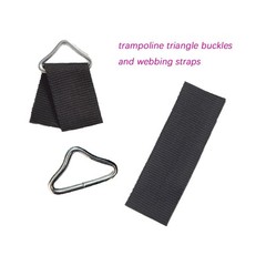 20 PCS Replacement Trampoline Triangle Rings Buckle VRings Repair Parts