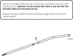 Durable 2-Pack Lower Enclosure Tubes for Skywalker Trampolines – ASTM Compliant