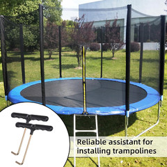 2 PCS Trampoline Spring Tool T-Shape Spring Puller Tool, Trampoline Hook Tool, S