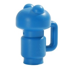 6 PCS 1.26 Inch 32mm Diameter Trampoline Enclosure Pole Cap Net Hook Blue