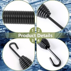 2 Pack Hood Spring 13-04638 Replacement for 1987-2008 Peterbilt Truck 357 377