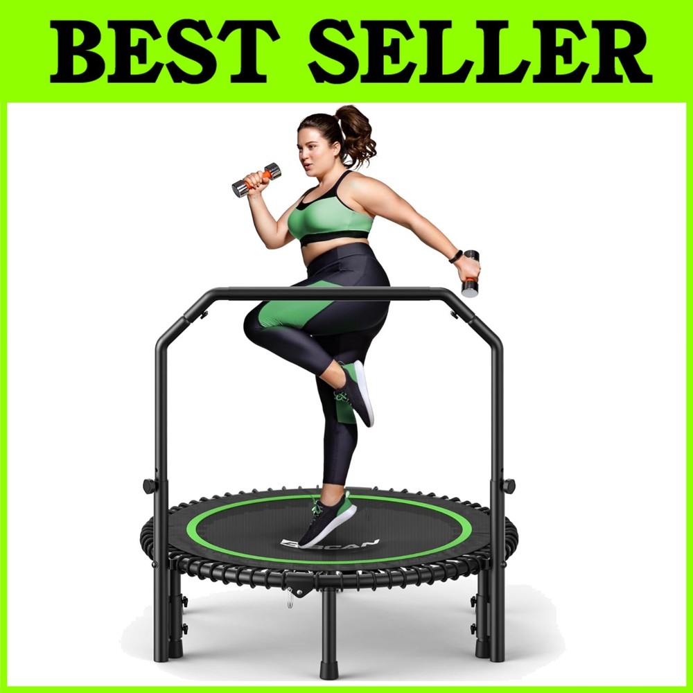 BT2 Mini Rebounder Trampoline 450/550lbs, Adjustable Handle