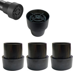 4 Pieces Mini Trampoline Leg Cap Tips, Rubber Caps Fits 1 Inch inside Diameter T
