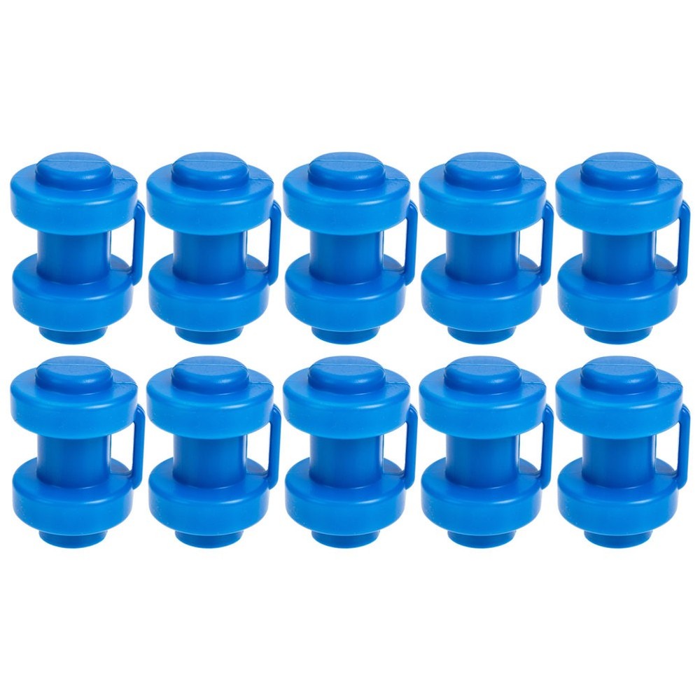 10Pcs Durable PP Trampoline Pole Caps Blue Replaceable Safety Net Ends
