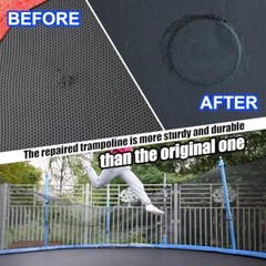 Trampoline Patch Repair Kit 3 Sizes Patches | Repair Trampoline Mat Tear or H…