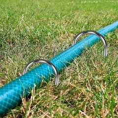 Heavy Duty Trampoline Stakes 10 Inch Galvanized Steel Wind Anchors 8 Pack for