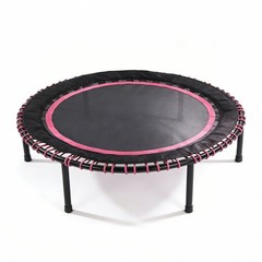 48in Springless FitnessTrampoline 450lbs Load Quiet Safe IndoorOutdoor Rebounder