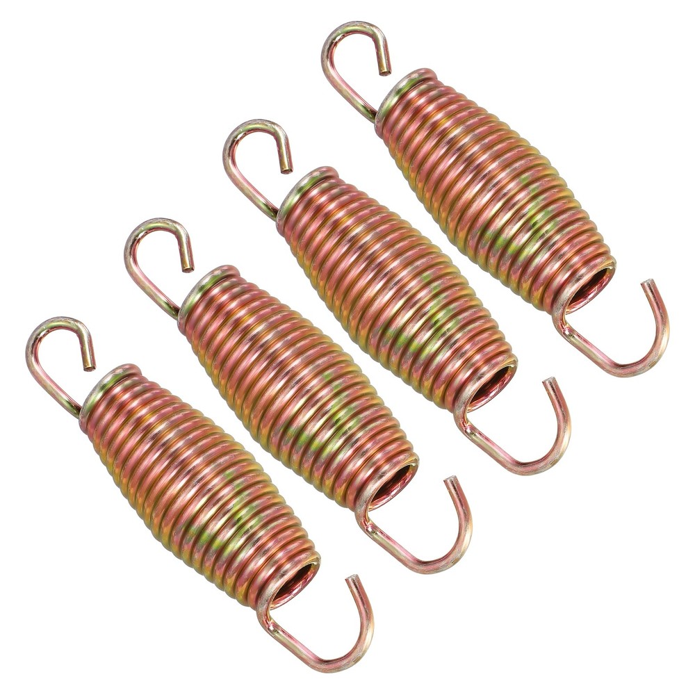 Trampolines Springs, 4Pcs & Carbon Steel & 3.5 Inch Rebounder Extension Spring